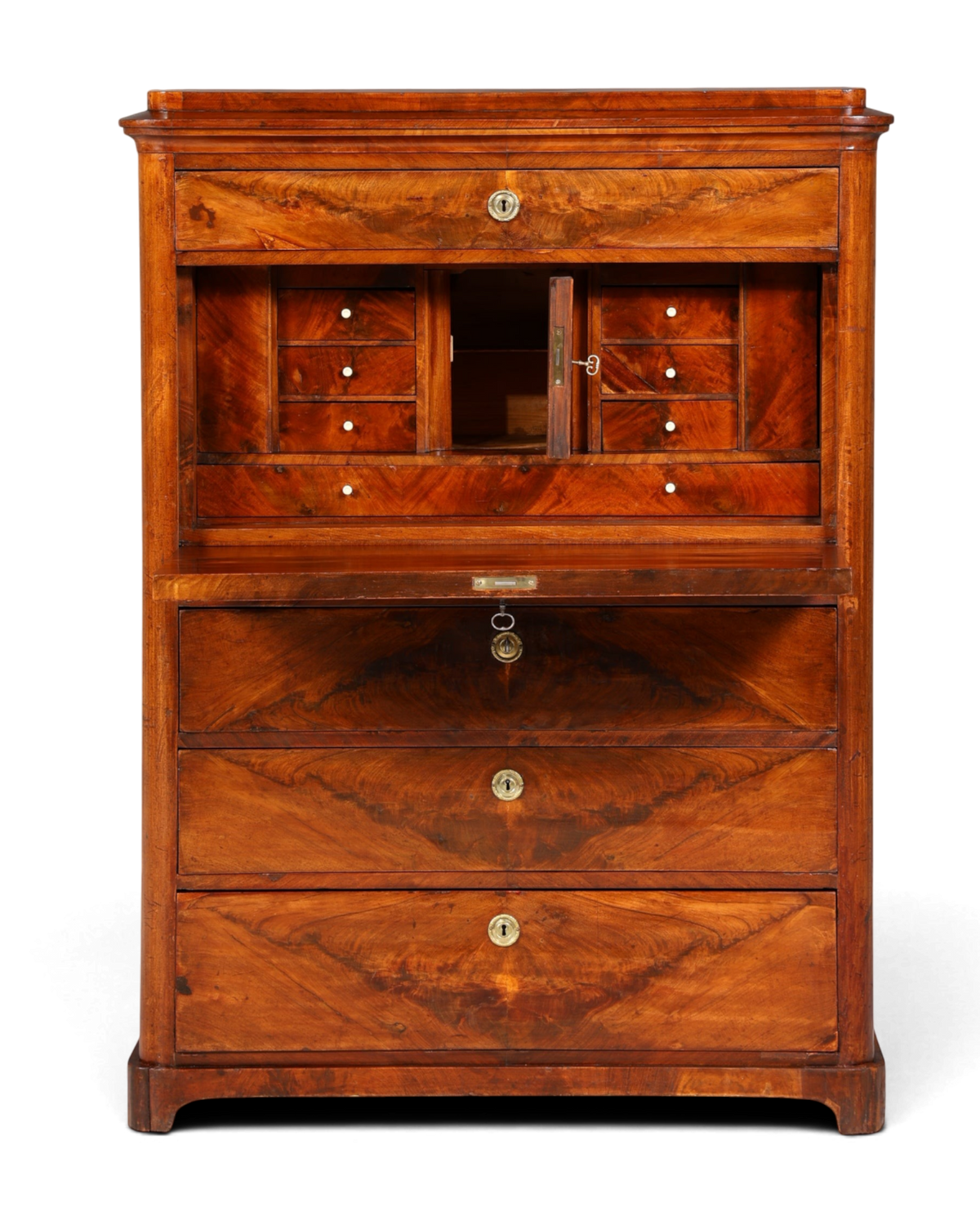 Stilvoller Biedermeier Sekretär Gründerzeit Vertiko Antik Kommode Schreibkommode