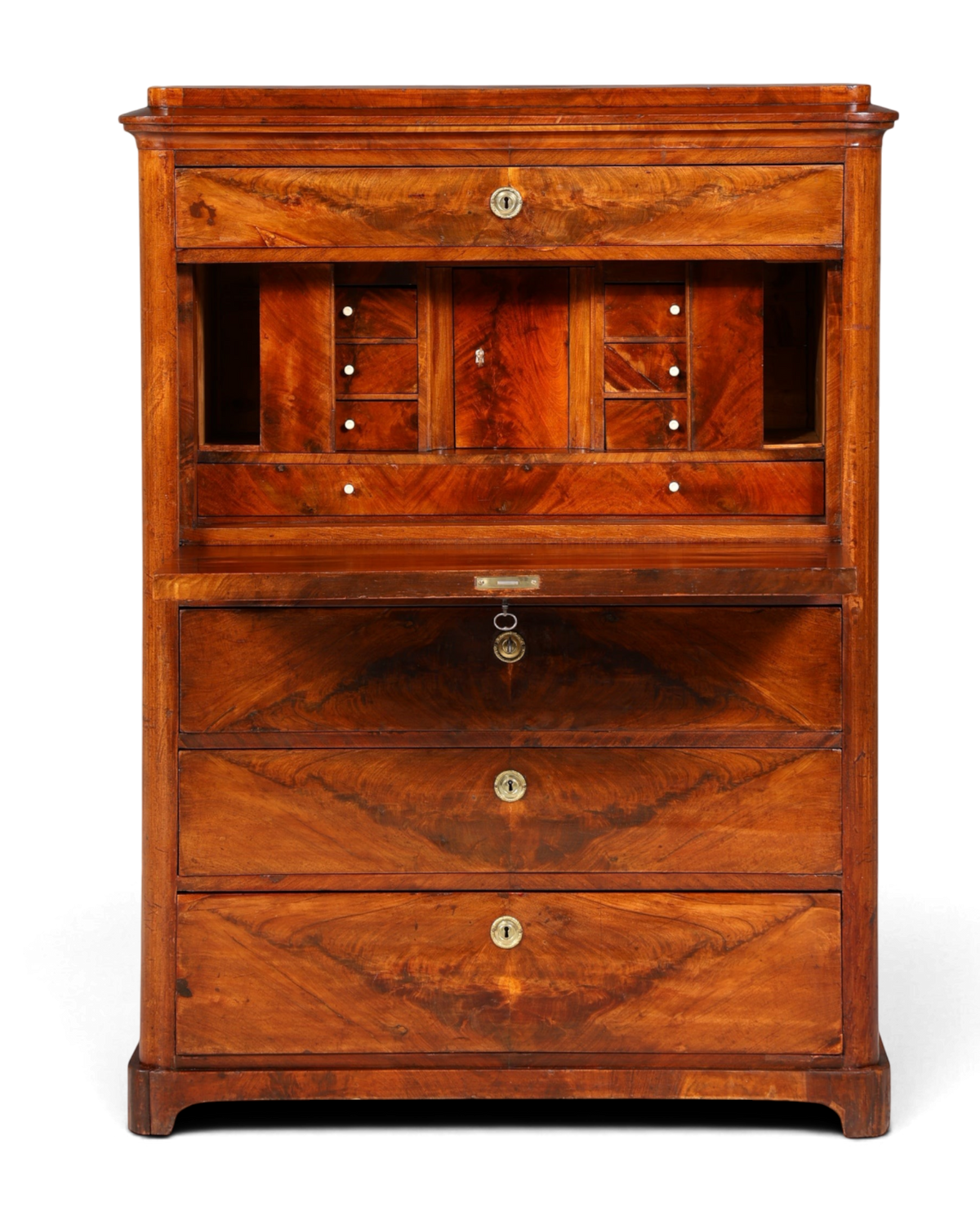 Stilvoller Biedermeier Sekretär Gründerzeit Vertiko Antik Kommode Schreibkommode