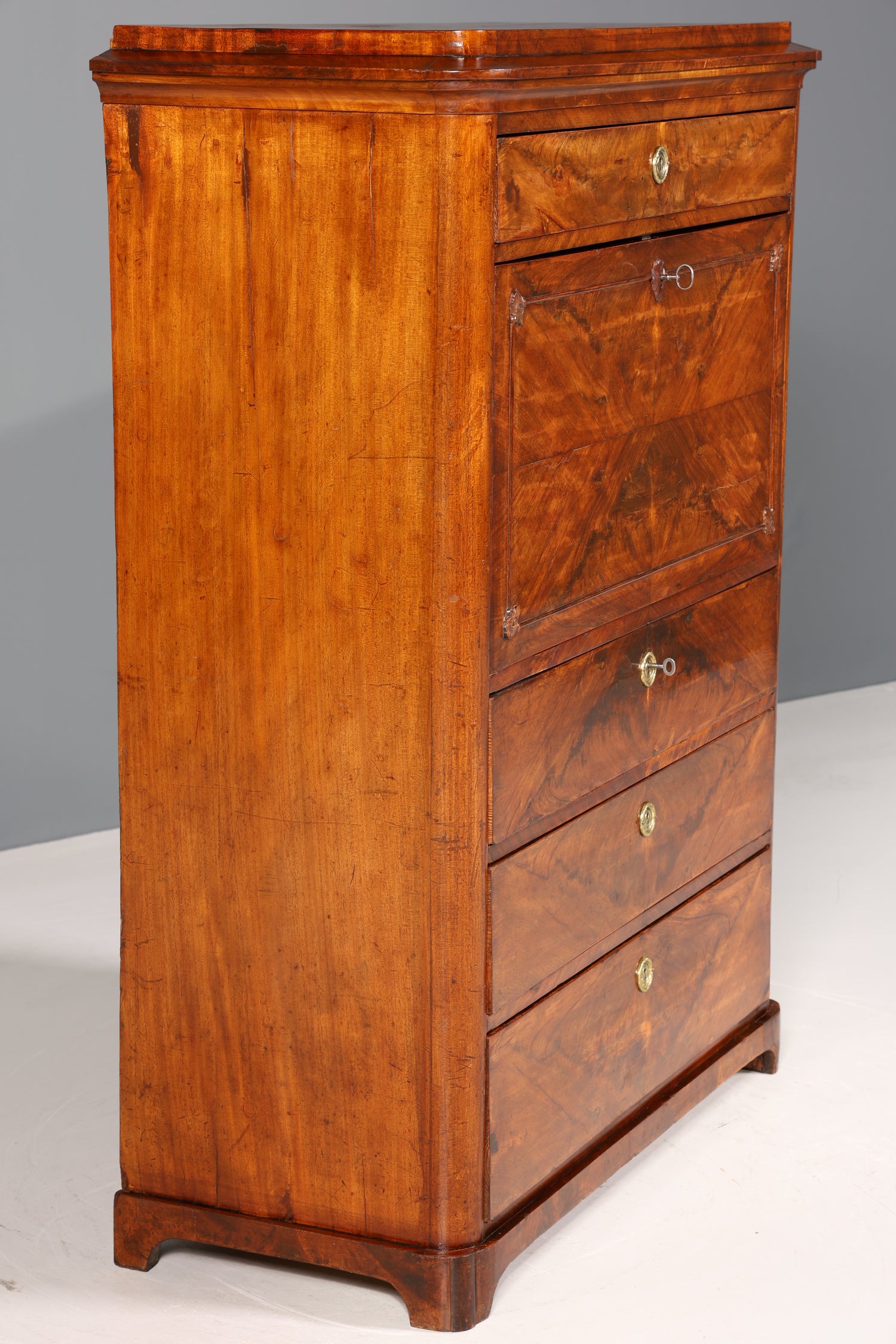Stilvoller Biedermeier Sekretär Gründerzeit Vertiko Antik Kommode Schreibkommode