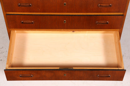 Traumhafte Mid Century Kommode Danish Design Teak Holz Sideboard Vintage Schubladen Kommode