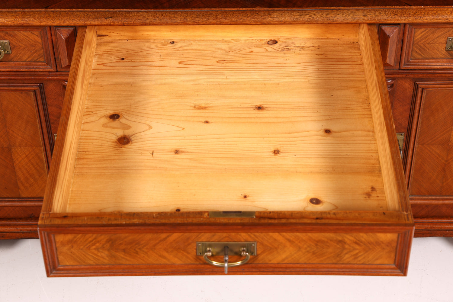 Traumhafter Gründerzeit Schreibtisch mit Aufsatz Jugendstil Bürotisch Massivholz um 1900