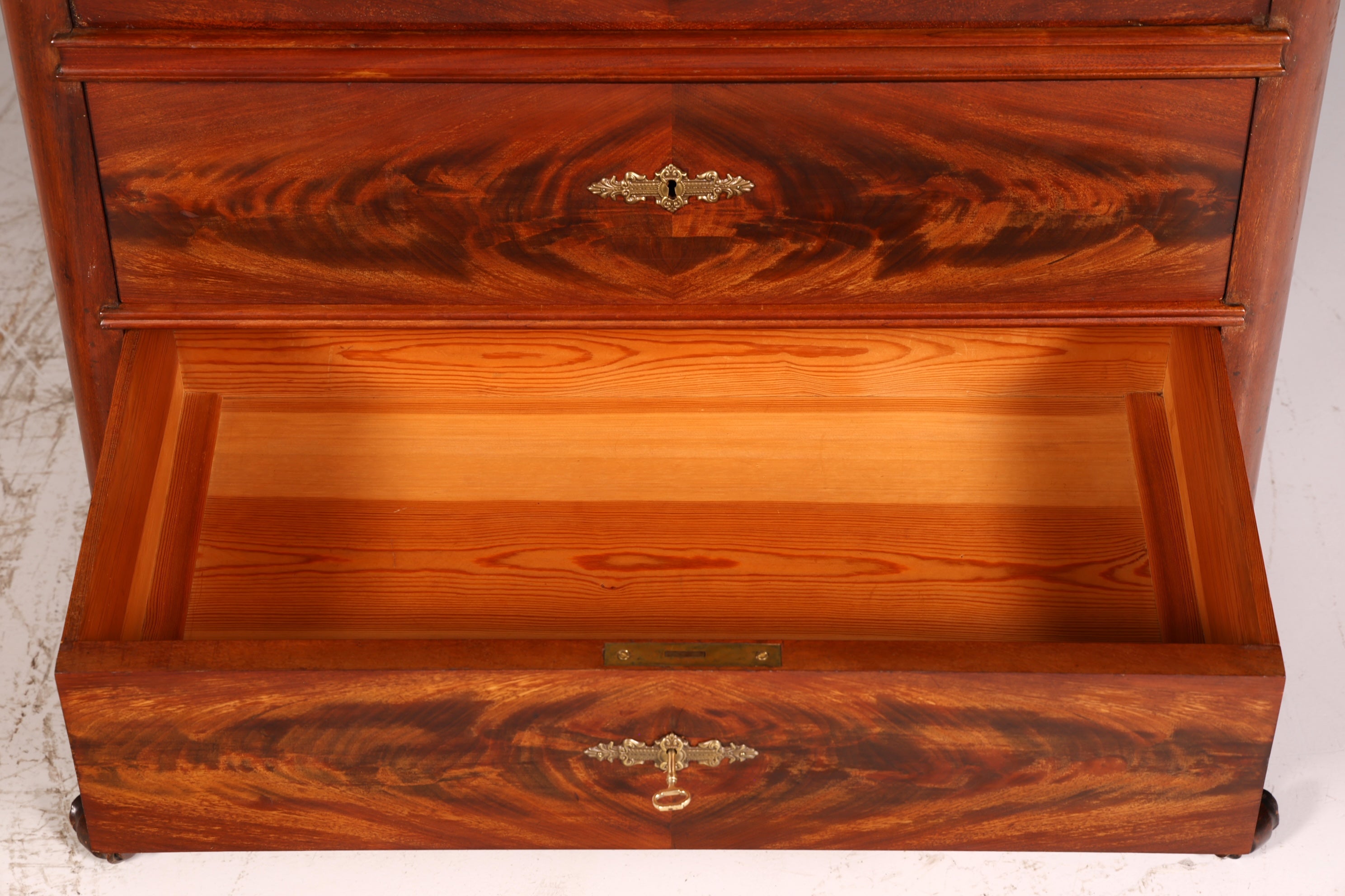 Traumhafter Louis Philippe Sekretär Vertiko Gründerzeit Kommode Schubladenkommode Antik Chiffoniere