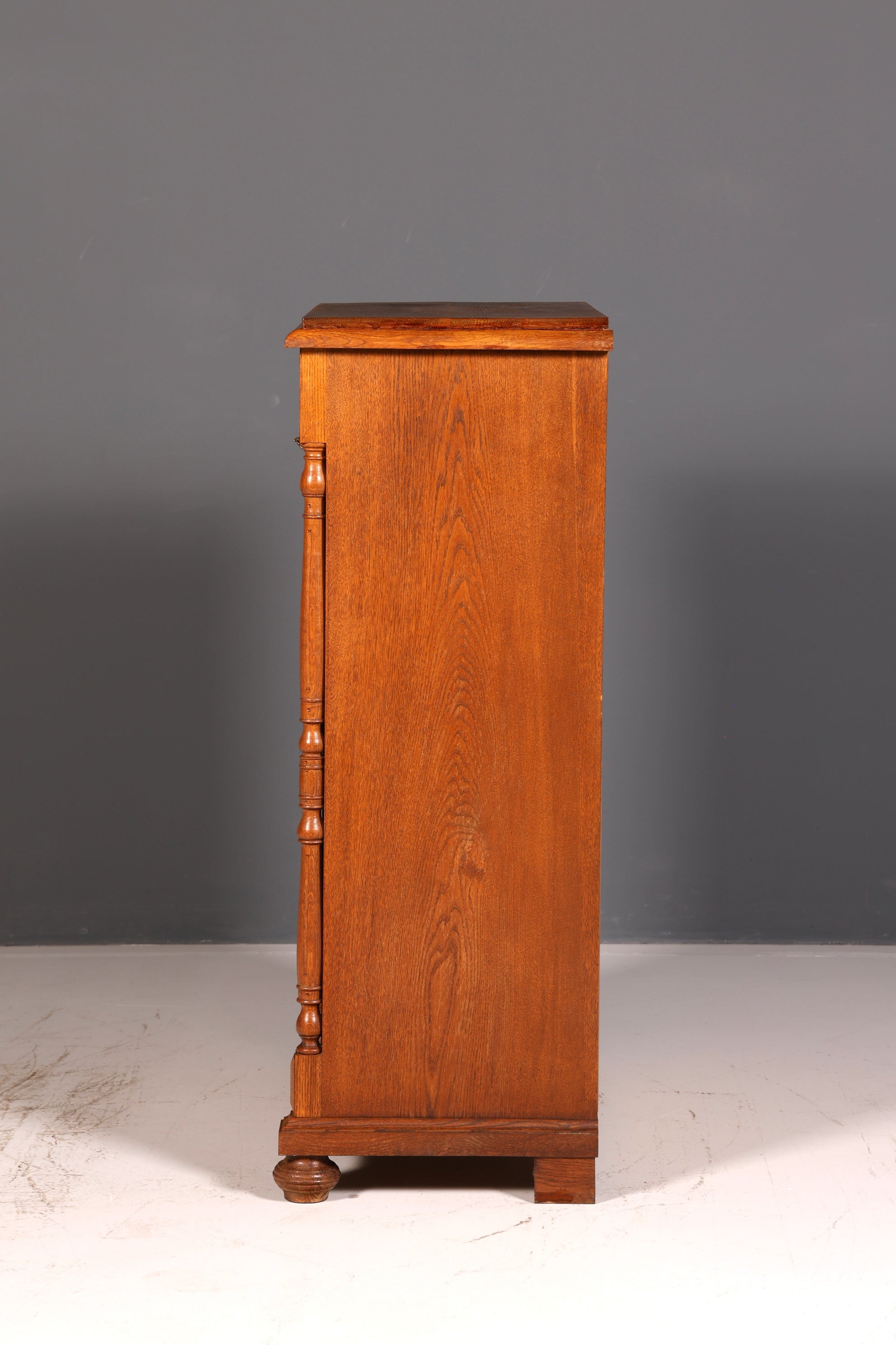 Stilvoller Gründerzeit Sekretär Vertiko Highboard Jugendstil Kommode Landhaus Schrank um 1880 Antik