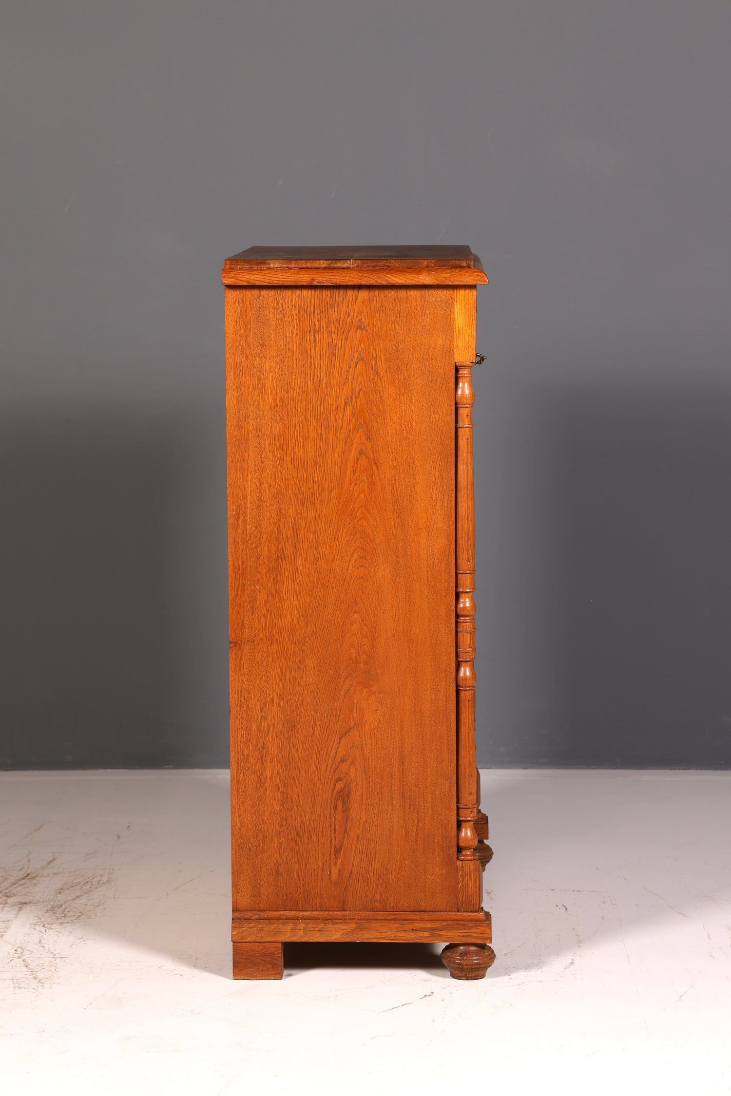 Stilvoller Gründerzeit Sekretär Vertiko Highboard Jugendstil Kommode Landhaus Schrank um 1880 Antik