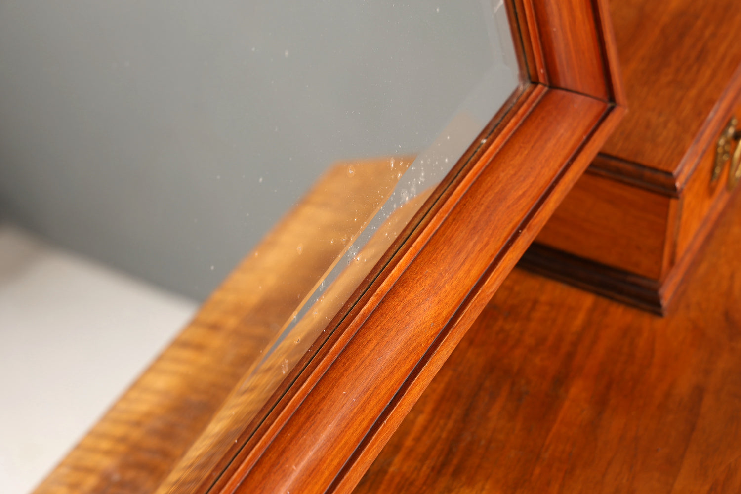 Wunderschöne Gründerzeit Kommode Antik Louis Philippe Sideboard mit Spiegel Flurkommode