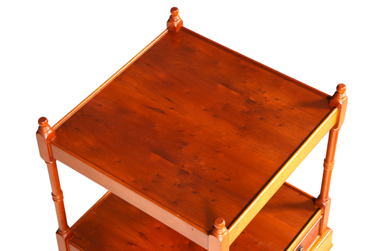 Traumhafter Englischer Antik Couchtisch Beistelltisch Regency Stil Ablagetisch Massivholz