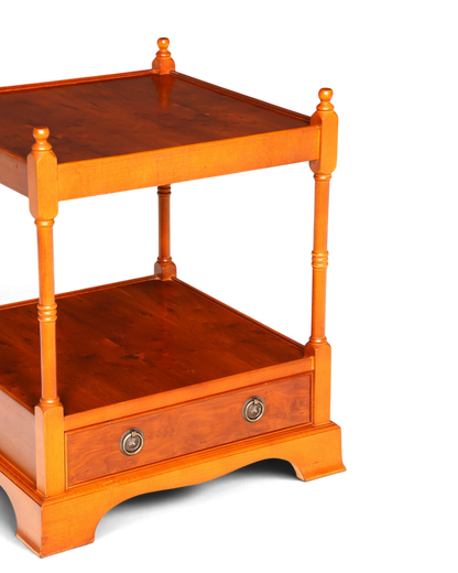 Traumhafter Englischer Antik Couchtisch Beistelltisch Regency Stil Ablagetisch Massivholz