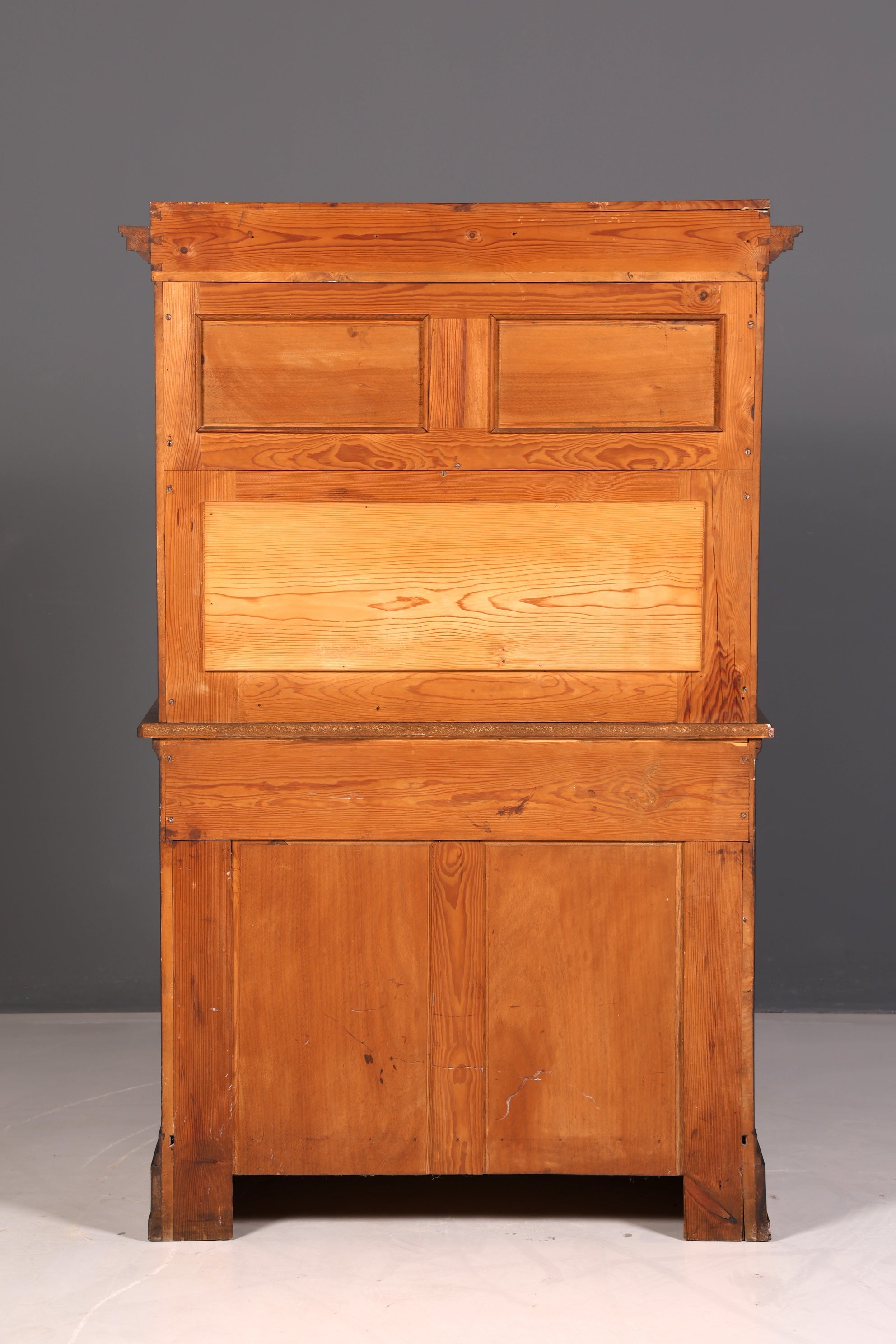 Wunderschöner Jugendstil Schrank Antik Buffet Eiche Anrichte Buffetschrank Vitrine Vintage