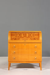 Wunderschöner Mid Century Rollladen Sekretär echt Holz Büro Schrank Retro Schreibkommode