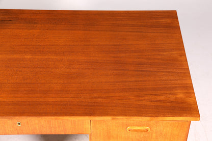 Wunderschöner Mid Century Schreibtisch Danish Design Teak Holz Bürotisch Vintage Office Table