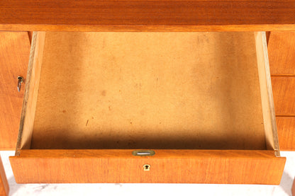 Wunderschöner Mid Century Schreibtisch Danish Design Teak Holz Bürotisch Vintage Office Table