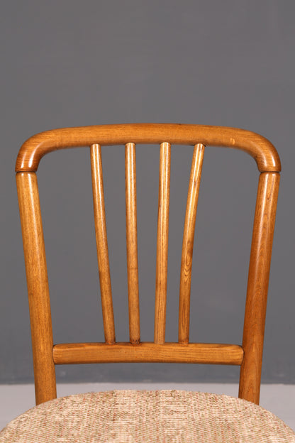 4x Schlichte Mid Century Stühle Retro Stuhlset Danish Design Küchenstühle Esszimmer Stühle