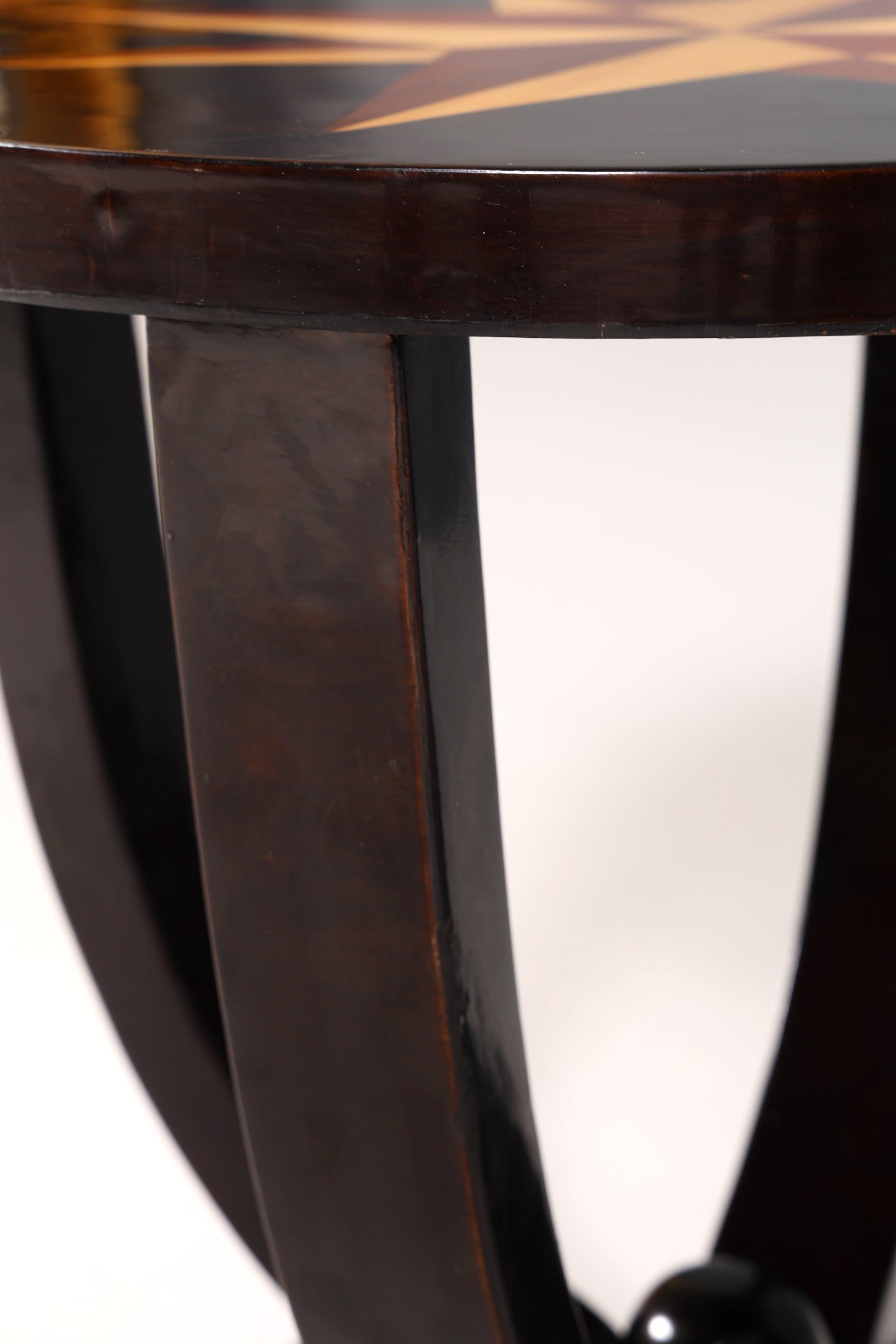 Stilvoller Art Deco Design Tisch Luxus Couchtisch Beistelltisch Stern Ablagetisch