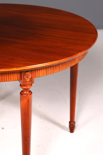 Wunderschöner Tisch im Gustavianischen Stil Küchentisch ausziehbar Esszimmer Tisch Rund Vintage