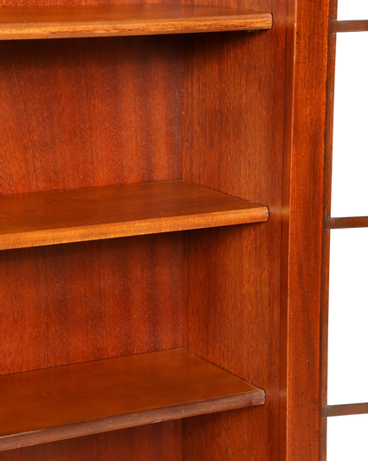 Wunderschöner Maritimer Vitrinenschrank Englischer Schrank echt Holz Bibliothek Englische Anrichte