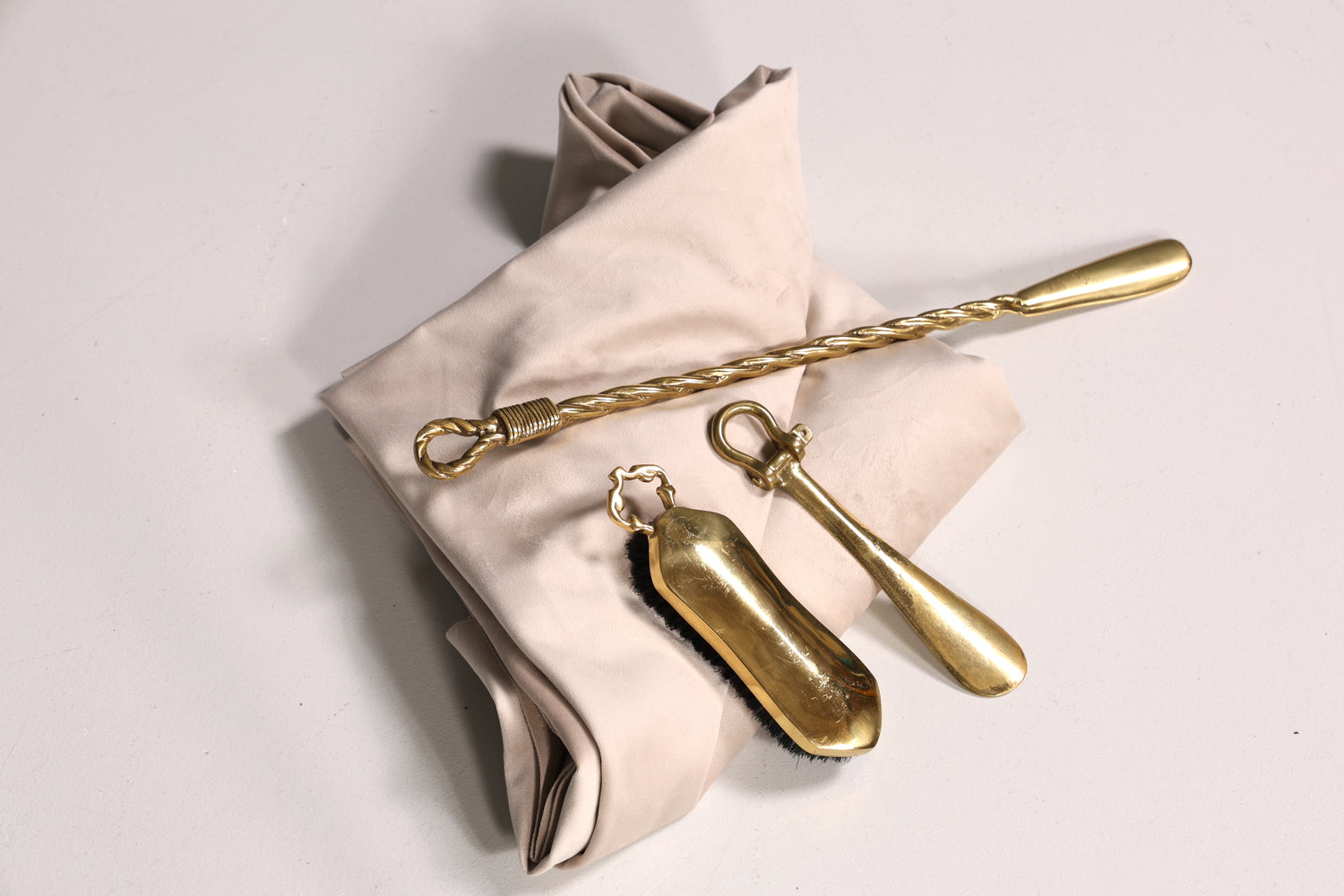 Wunderschönes Maritimes Kaminzubehör Englisch Mahagoni Kaminbesteck Set Military Behälter