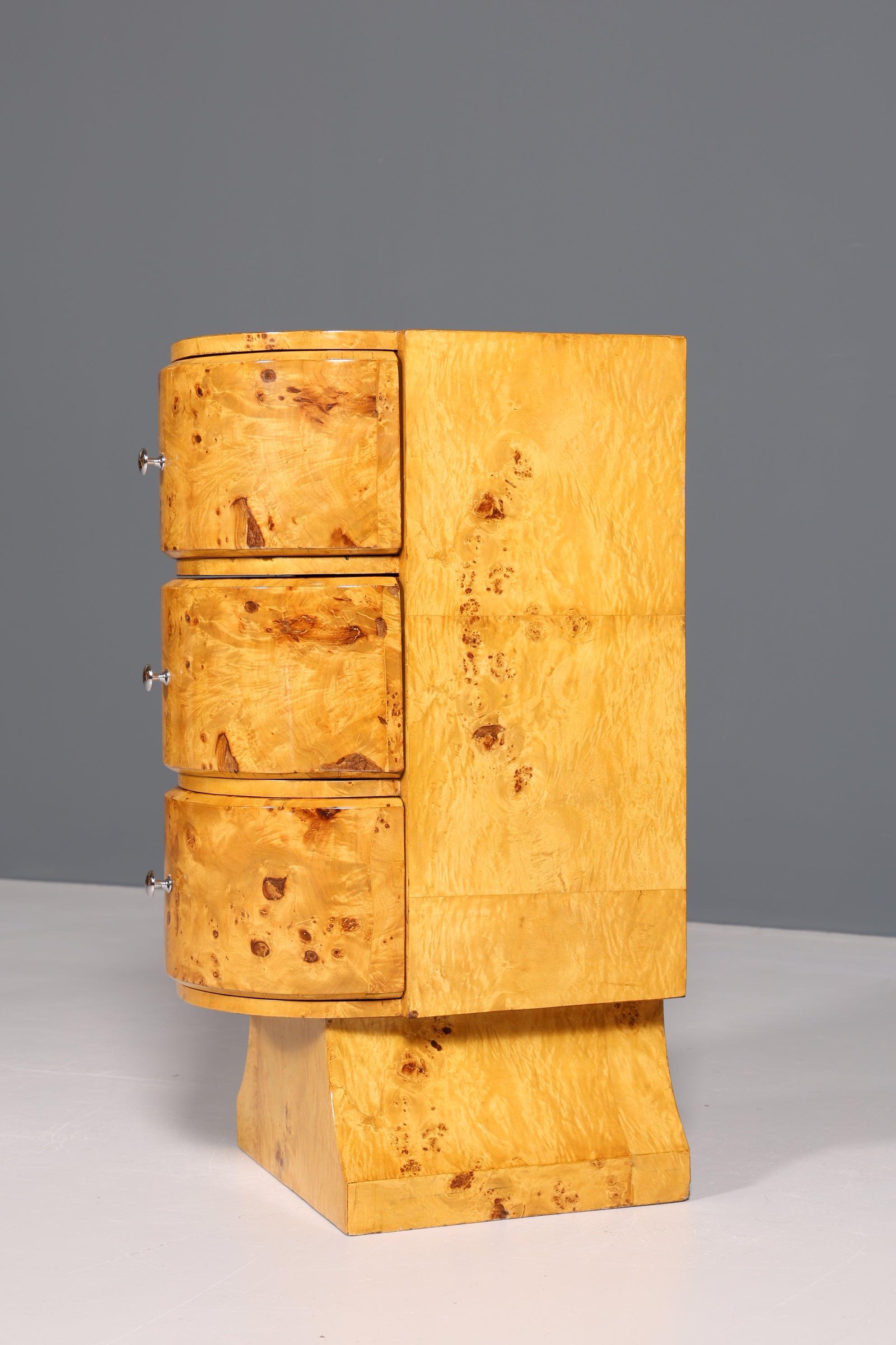 Wunderschöne Art Deco Design Kommode Birke Beistelltisch Modern Kult Schubladenkommode