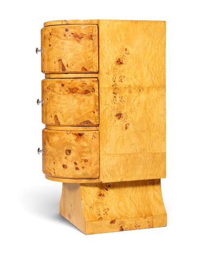 Wunderschöne Art Deco Design Kommode Birke Beistelltisch Modern Kult Schubladenkommode