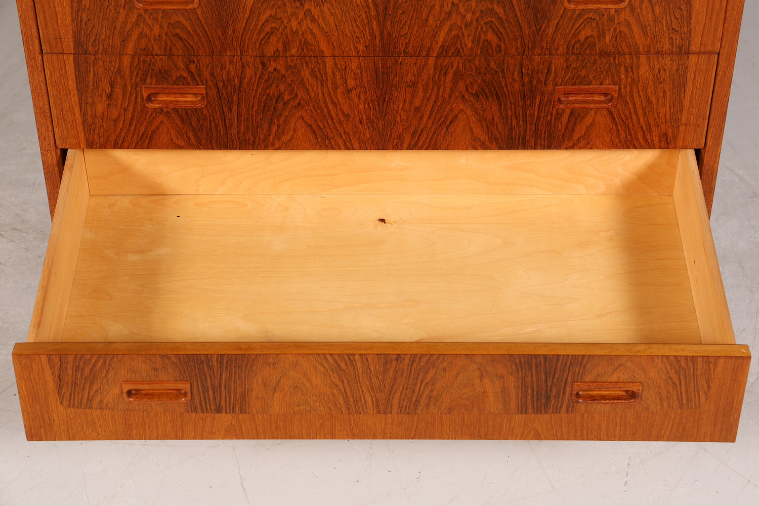 Wunderschöner Mid Century Rollladen Sekretär Danish Design echt Holz Schreibkommode 60er Jahre