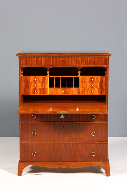 Stilvoller Sekretär im Antik Stil Büro Kommode Art Deco Stil 50s Vertiko Schreibkommode Kommode