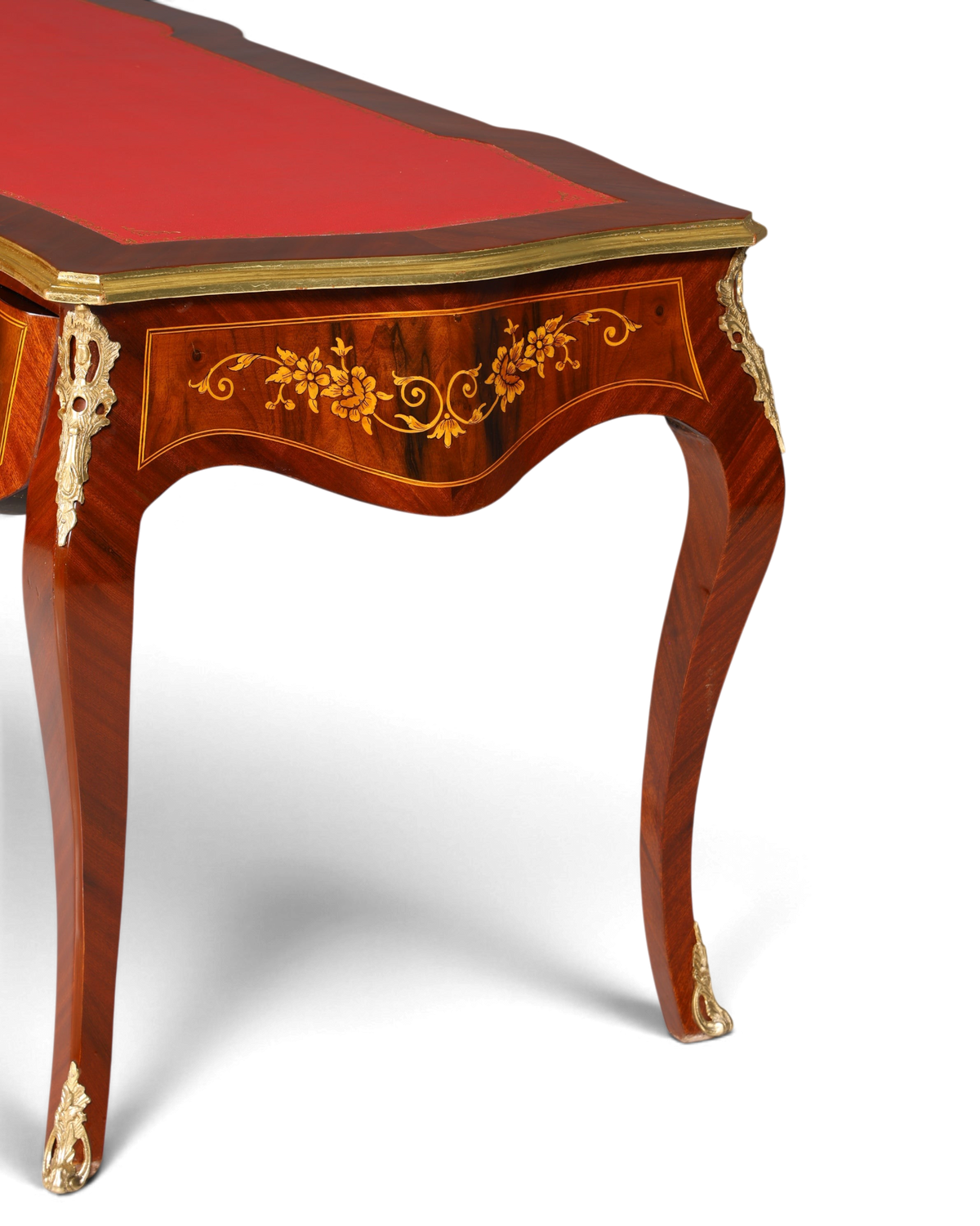 Prächtiger Louis XV Stil Schreibtisch French Desk Antik Stil Bürotisch
