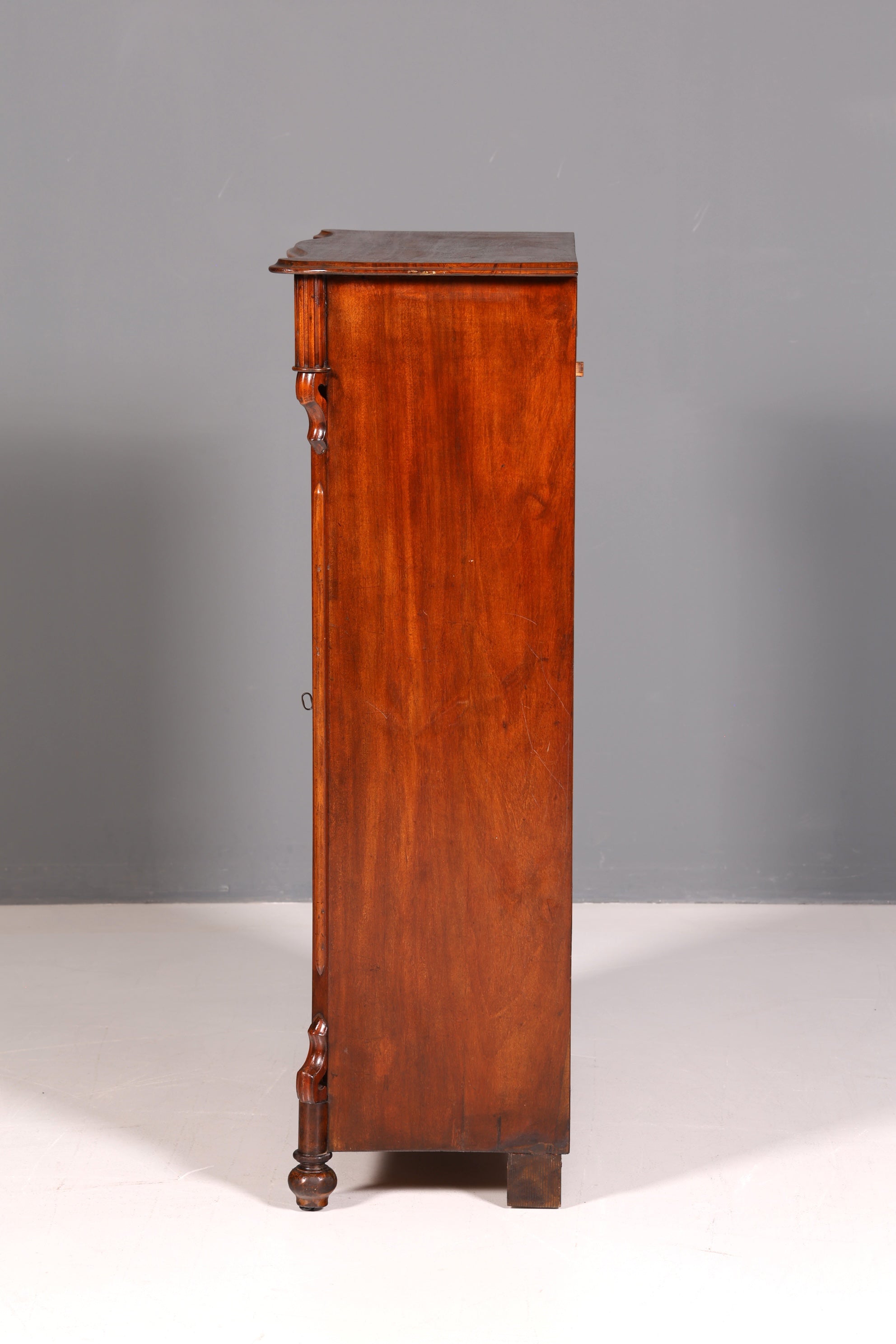 Wunderschöner Louis Philippe Schrank Gründerzeit Vertiko Highboard Antik um 1880