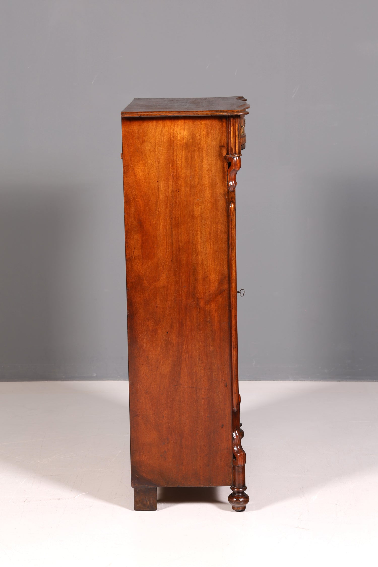 Wunderschöner Louis Philippe Schrank Gründerzeit Vertiko Highboard Antik um 1880