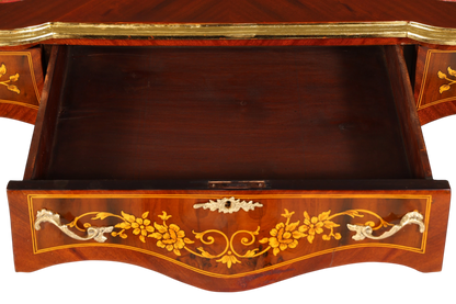 Prächtiger Louis XV Stil Schreibtisch French Desk Antik Stil Bürotisch