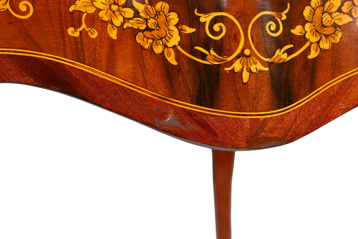 Prächtiger Louis XV Stil Schreibtisch French Desk Antik Stil Bürotisch