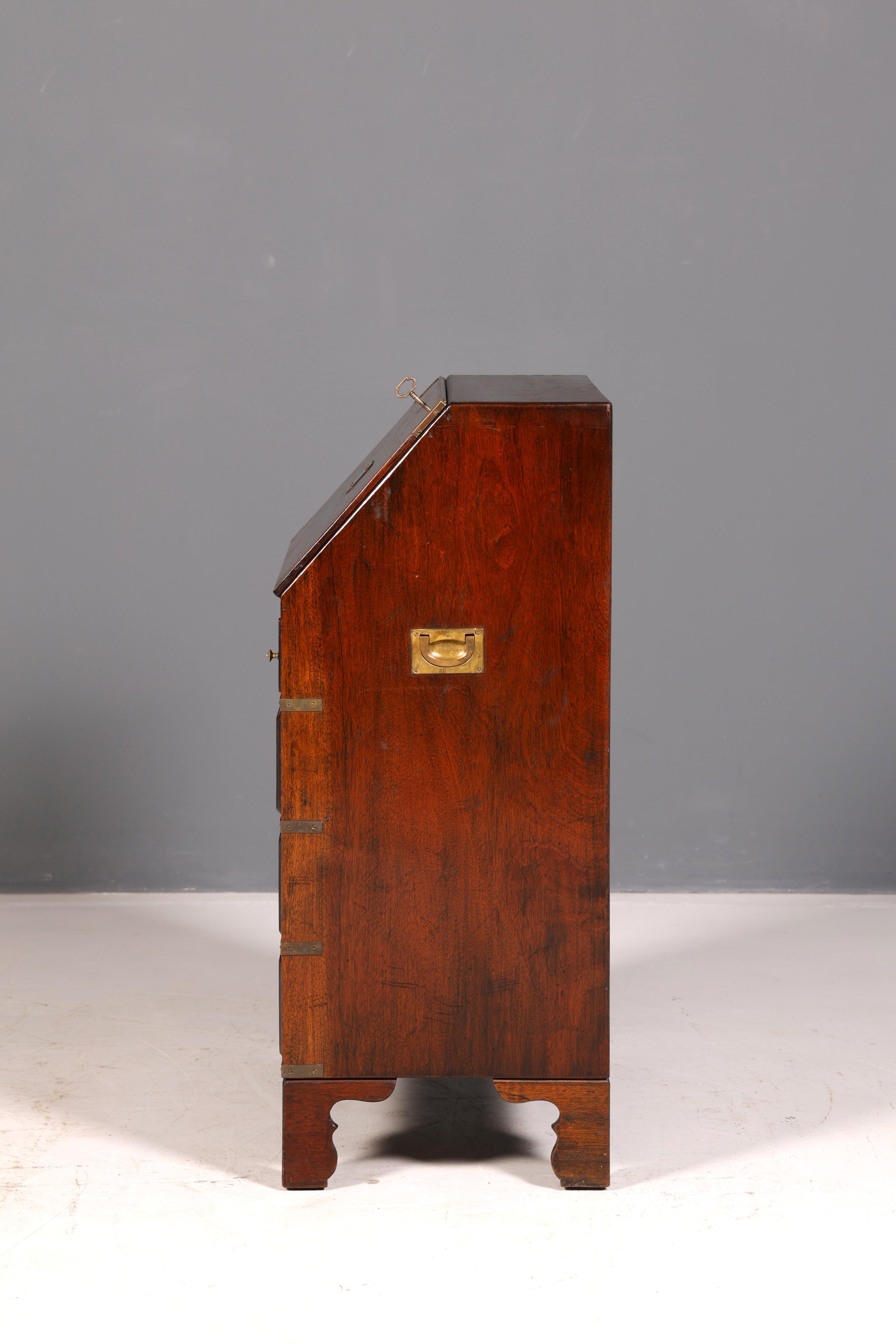Wunderschöner Maritimer Sekretär Englisch Schreibkommode Echt Holz Schreibtisch Antik Vintage