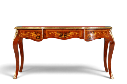 Prächtiger Louis XV Stil Schreibtisch French Desk Antik Stil Bürotisch
