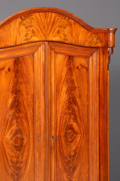 Edler Louis Philippe Schrank Antik Gründerzeit Kleiderschrank Wäscheschrank um 1880