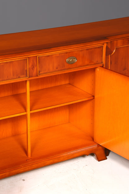 Wunderschönes Original Heldense Sideboard Eibe Englisch Buffetschrank Kommode Antik Schrank Vintage