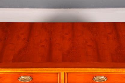 Wunderschönes Original Heldense Sideboard Eibe Englisch Buffetschrank Kommode Antik Schrank Vintage