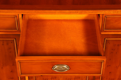 Wunderschönes Original Heldense Sideboard Eibe Englisch Buffetschrank Kommode Antik Schrank Vintage