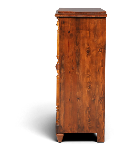 Stilvoller Gründerzeit Sekretär Vertiko Highboard Louis Philippe Kommode Sekretär Schrank um 1880