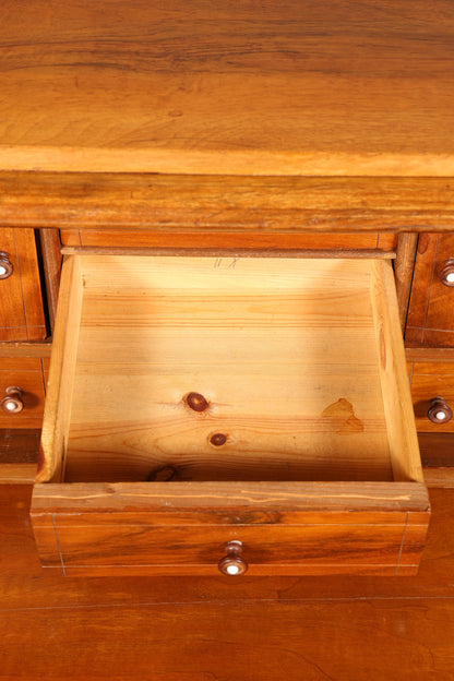 Stilvoller Gründerzeit Sekretär Vertiko Highboard Louis Philippe Kommode Sekretär Schrank um 1880