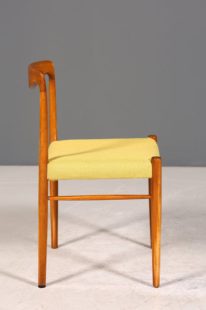 Wunderschöner Mid Century Teak Holz Stuhl Retro Stuhl Danish Design Küchenstuhl Sekretär Stuhl