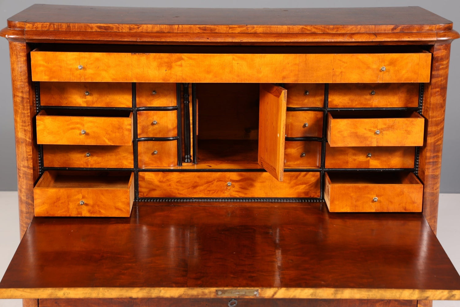 Wunderschöner Original Biedermeier Sekretär um 1860 Kommode Antik Bürokommode