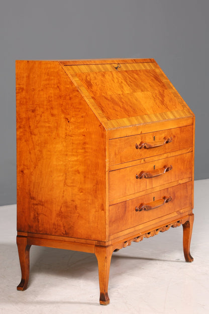 Edler Sekretär um 1930 Büro Kommode echt Holz Sekretär Schreibtisch Kommode