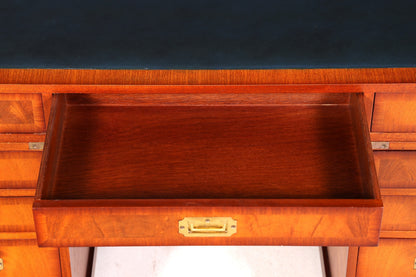 Hauptstadt Möblerei maritimer Military Chest Schreibtisch aus Holz mit offener Schublade und Messingbeschlägen