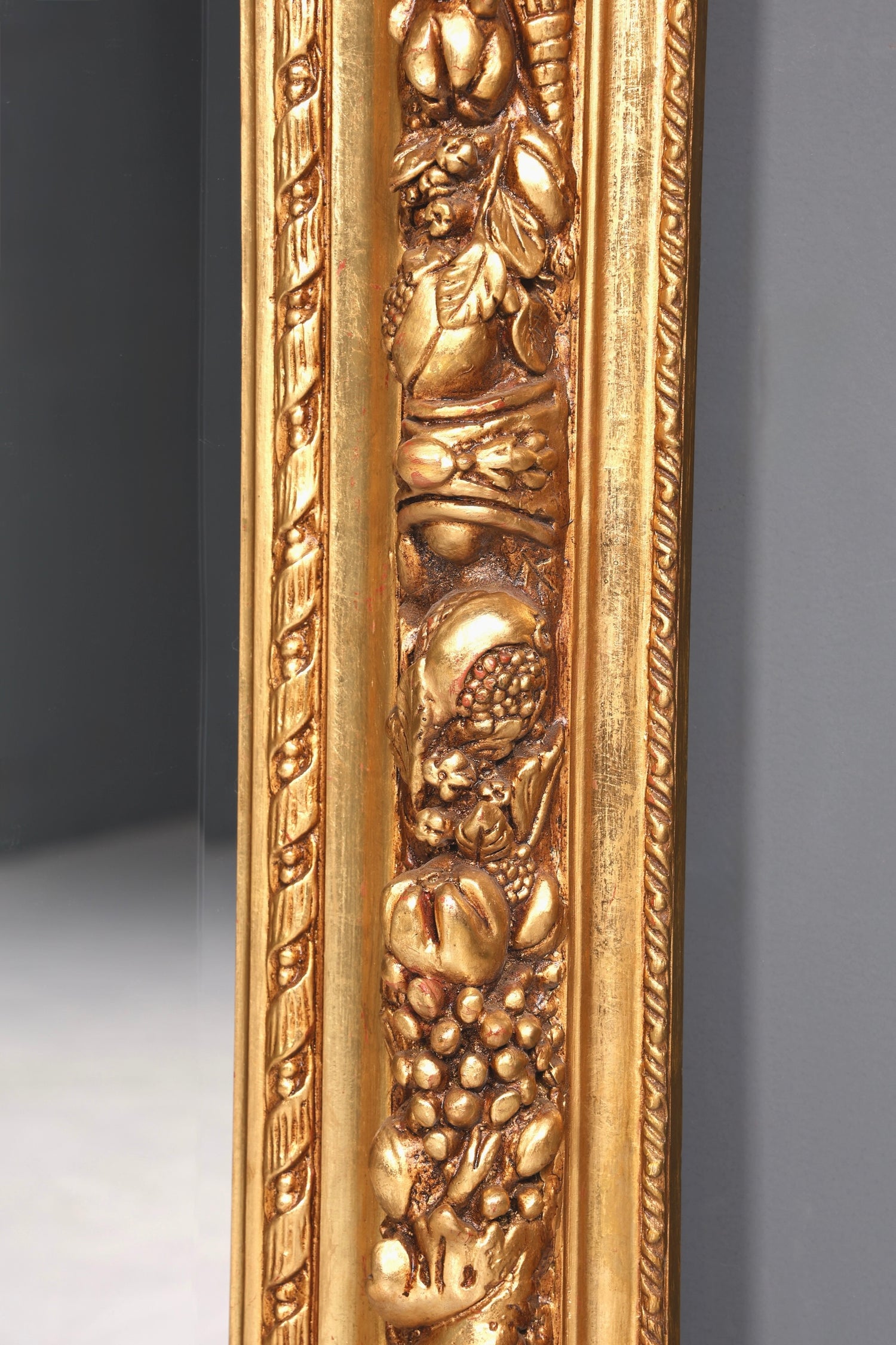 Beeindruckender XXL Prunk Barock Stil Standspiegel Antik Stil Gold Ornament Flurspiegel Spiegel