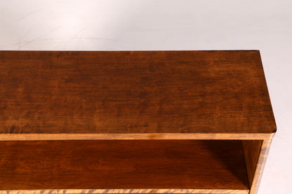 Wunderschönes Art Deco Stil Regal um 1940 Bücherregal Echt Holz Buchablage Vintage