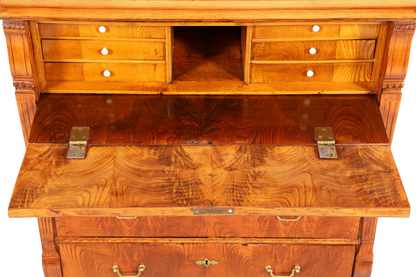 Wunderschöner Gründerzeit Sekretär Vertiko Highboard Jugendstil Kommode Schrank um 1880
