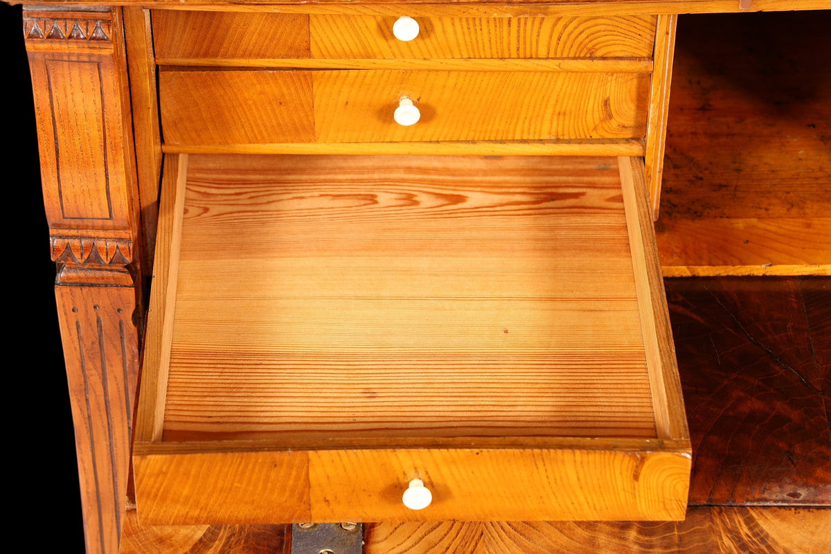Wunderschöner Gründerzeit Sekretär Vertiko Highboard Jugendstil Kommode Schrank um 1880