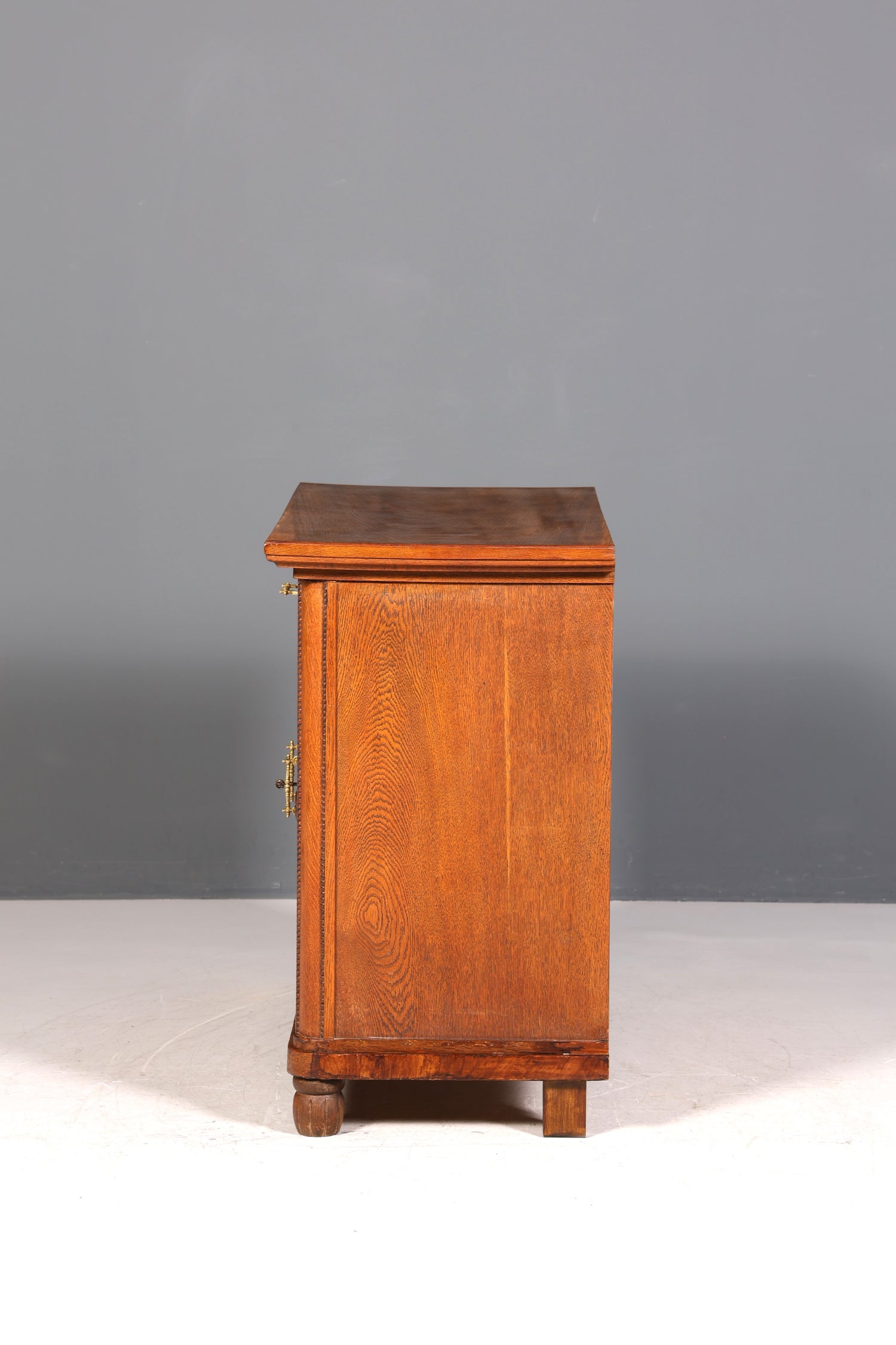 Beautiful Art Nouveau chest of drawers, sideboard, antique oak cabinet, Gründerzeit hallway chest of drawers