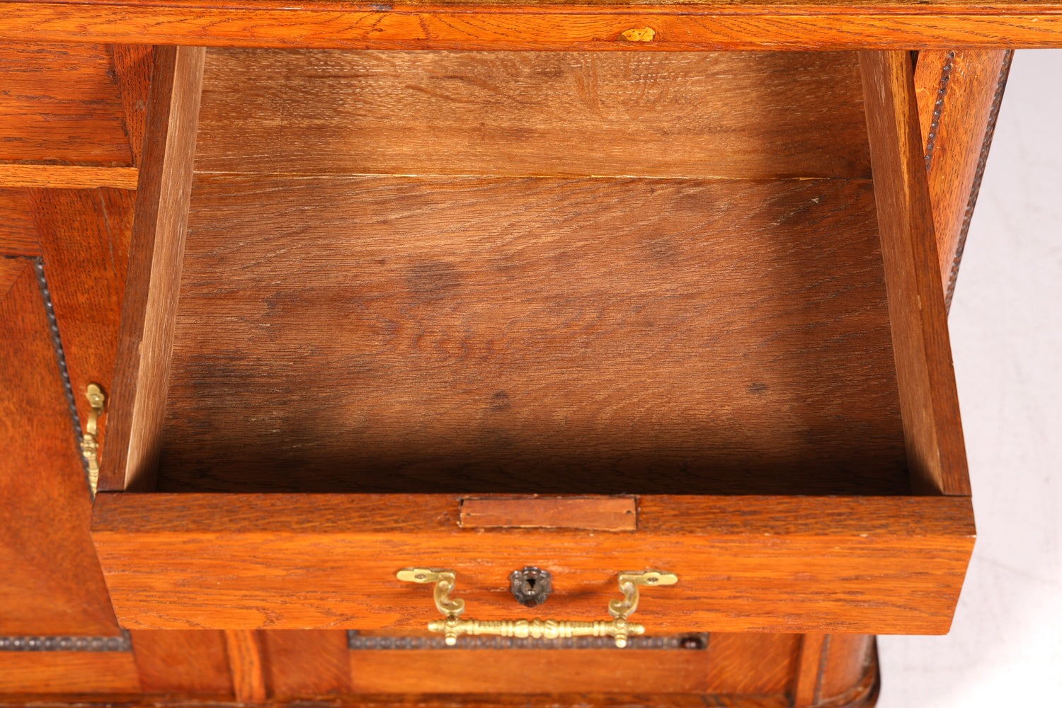 Beautiful Art Nouveau chest of drawers, sideboard, antique oak cabinet, Gründerzeit hallway chest of drawers