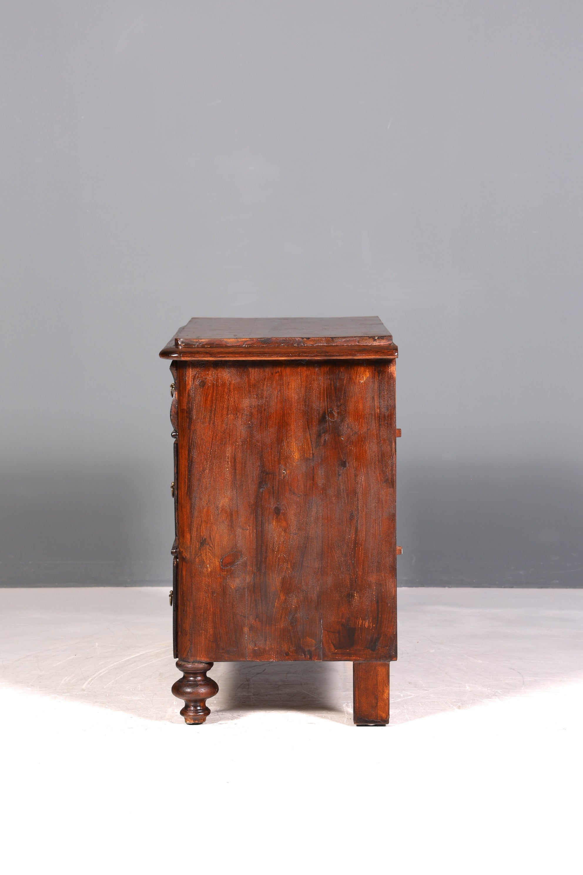Stylish Louis Philippe chest of drawers walnut Wilhelminian style chest of drawers around 1890