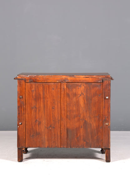 Stylish Louis Philippe chest of drawers walnut Wilhelminian style chest of drawers around 1890