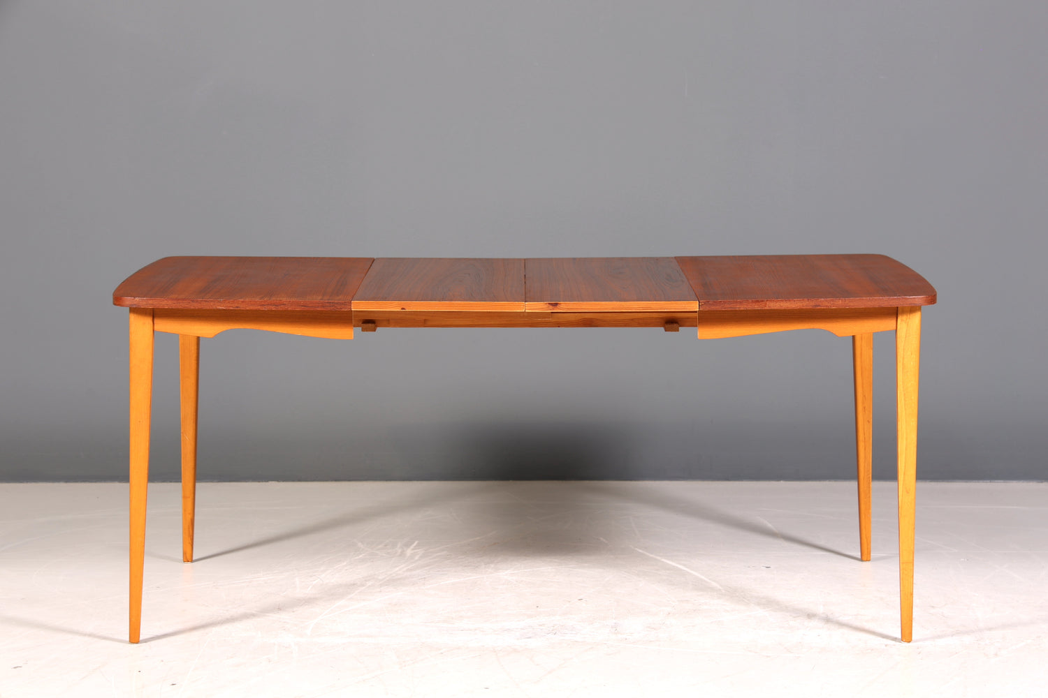 Traumhafter Mid Century Esstisch ausziehbarer Danish Design Teak Holz Küchentisch Esszimmer Tisch
